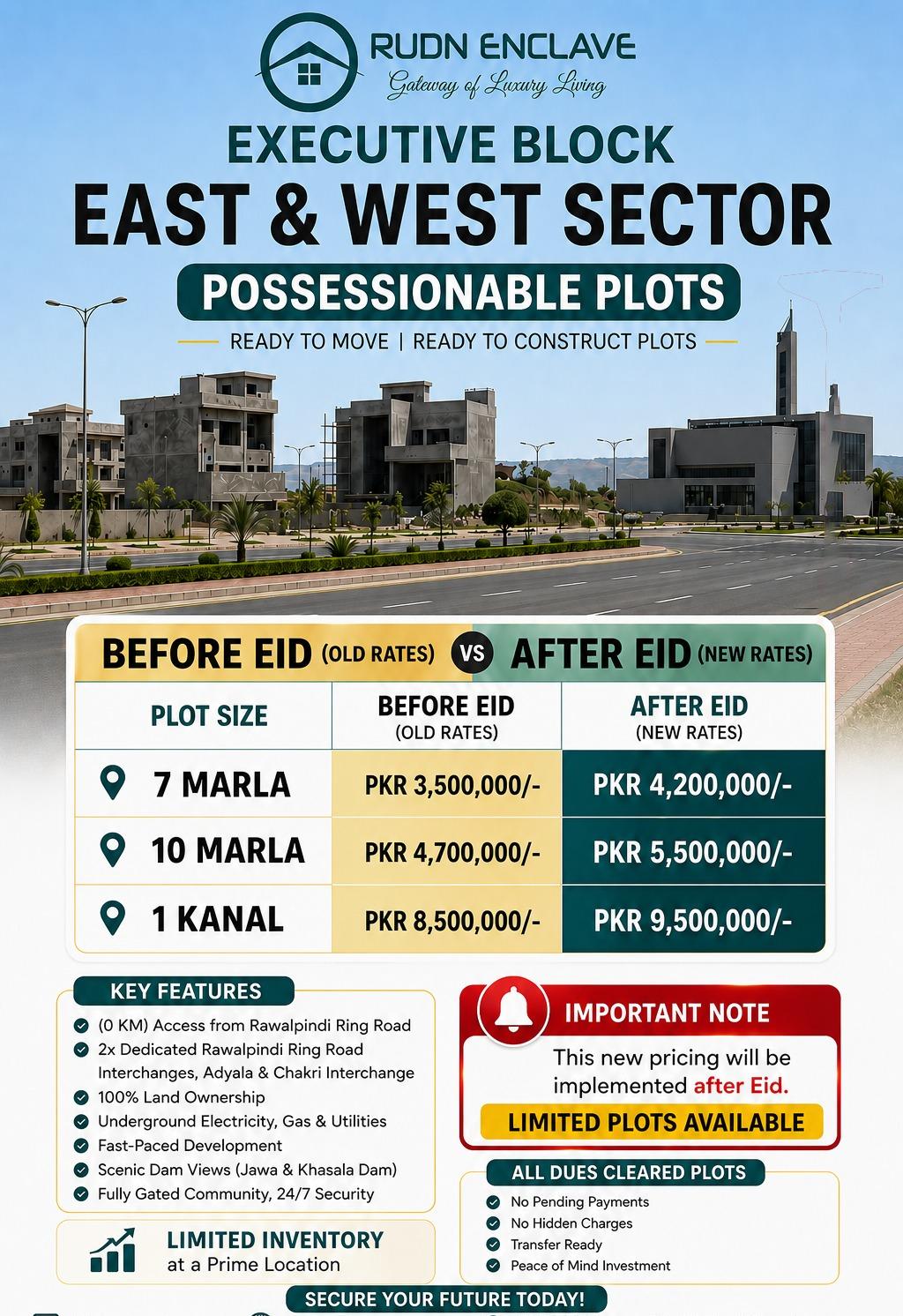 RUDN Enclave Executive Block Eid special deal ad